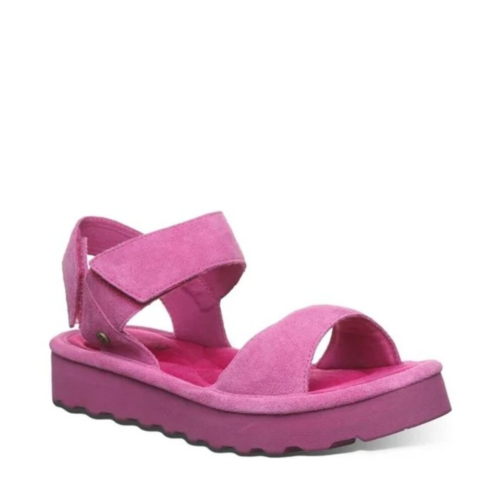 NWT Bearpaw Women's Crest Sandal Size 8 Pink Cushioned Comfortable & Lightweight